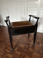 Vintage Mahogany Piano Stool