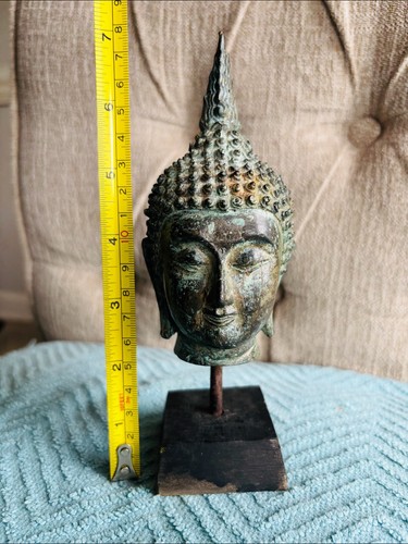 Vintage thai bronze buddha - vintage,
