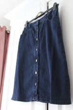 HOBBS Dark Navy Denim Button