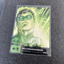 DC Hybrid Trading Card 2023 GREEN LANTERN USES POWER RING Uncommon Card #A24823