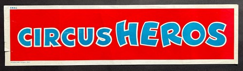 Circus heroes banner - circus,