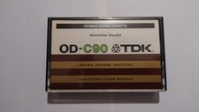 TDK OD-C90 Blank Audio Cassette Tape High Output (1979-81) Made In Japan.