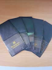 14 Blue Velvet and Plastic Westminster Coin Wallets