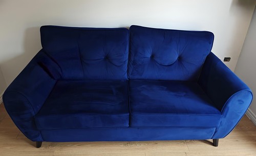 Handmade royal blue - blue, velvet