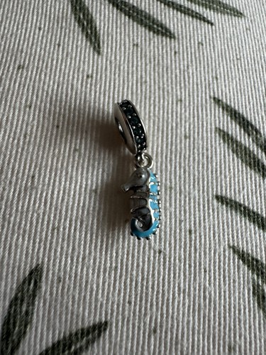 Pandora silver seahorse charm - seahorse,