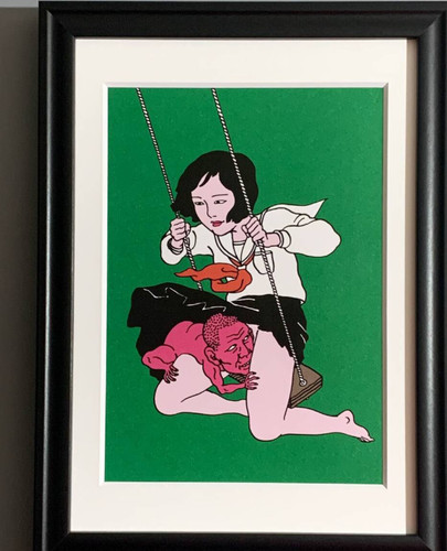 Toshio saeki print erotic - toshio,