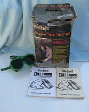 BERNZOMATIC OXYGEN TOTE TORCH +GOGGLES-WITHOUT GAS/OXYGEN BOTTLES-USED-GCC