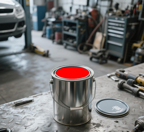 Flame red heat resistant paint - flame,