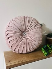 Julien Macdonald Circular Cushion with Crystal Centre