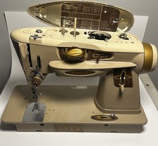 VINTAGE 1961 Singer 500A Slant-O-MaticSewing Machine W/ Manual
