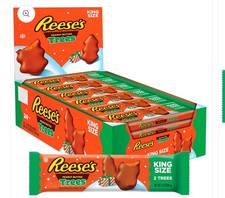 Reese's Peanut Butter Trees Milk Chocolate King Size Christmas Chocolate 24x68g 