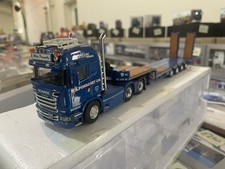 Wsi Scania Highline With Low Loader Trailer In Ponsonby Livery Signed Cert #4