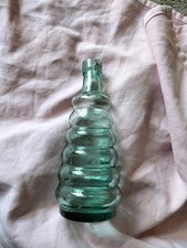 Vintage aqua glass beehive - aqua,