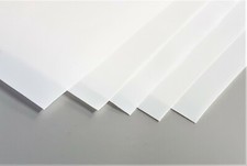 Plastic Sheet PTFE Teflon White Sheet Panel 0.25mm Thick Square 50mm to 400mm