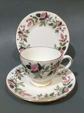 Wedgwood “ Hathaway Rose “ Tea Cup, Saucer & Plate Trio