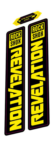 Rockshox revelation fork decal - revelation,