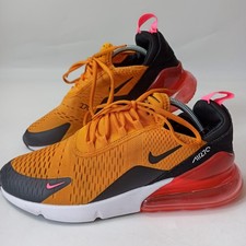 Nike Air Max 270 Men's Running Trainers - University Gold RARE - Size 10 UK