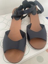 Boden Navy Blue Ankle Strap