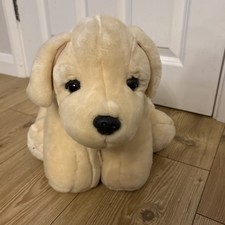 Vintage simply soft Keel Toys golden Labrador Retriever Large 17"  Plush Dog Toy