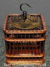 6.4" Old Chinese Wood Copper