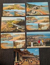 Seven Vintage Postcards Unmailed of Scarborough Yorkshire England UK 1970s