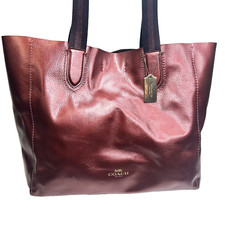 Auth COACH Large Derby Tote