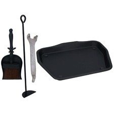 13" Metal Ashpan Ash Pan Tray