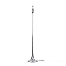 Polished Chrome Spindle Floor Lamp Base Traditional Standard Living Room Light