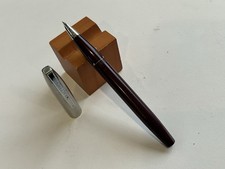 Sheaffer Imperial Burgundy Steel Cap Fountain Pen
