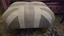 Small Union Jack footstool -