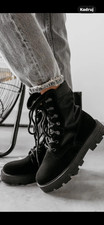 Ola voga black hiking boots