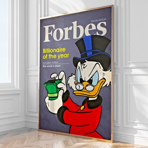 Scrooge mcduck forbes print - forbes,