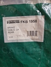 Handbrake Cable fits CITROEN ZX 1.8D Rear Left 96 to 97 161A(XUD7) Hand Brake