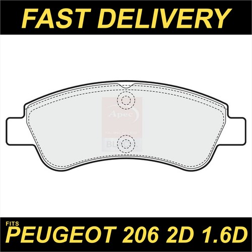 Brake pads set for - pads, peugeot