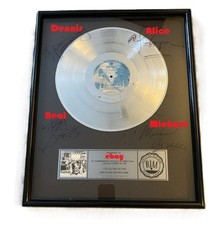 ALICE COOPER GREATEST HITS PLATINUM RIAA SALES AWARD SIGNED ORIG ACG GROUP AUTOG