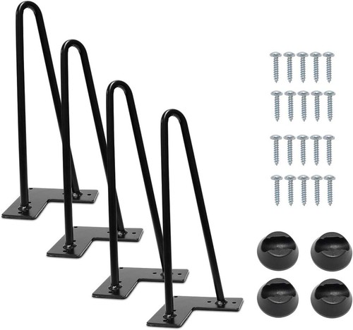 Hairpin table legs - 12",
