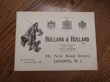 Vintage Holland & Holland Gun