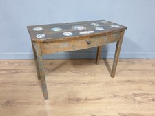Shabby Chic French Style Console Table Painted Decoupage Gilt