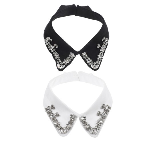 2pcs detachable collar shirt - collar,