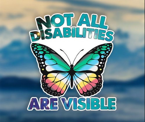Disability stickers not all - stickers,