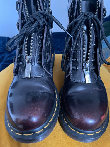 Martens burgundy leather - martens,