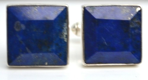 Natural emerald cut blue - natural, lapis