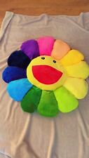 Large Plush Cushion Takashi Murakami KiKi Ohaha Rainbow Flower &KaiKai Pillow