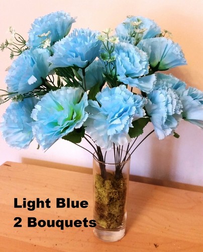 Artificial carnation bouquet - artificial,