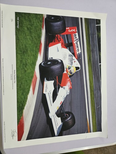 Ayrton senna print - ayrton,