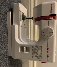 Janome Mini Sewing Machine Model 525 Used with pedal and plug 