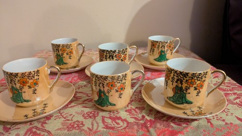 Oriental fairylite lustre cups - lustre,