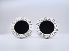 BVLGARI onyx SV925 round logo