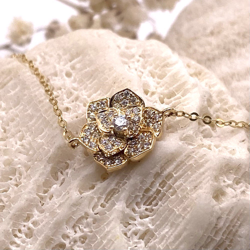 18k yellow gold diamond - 18k,