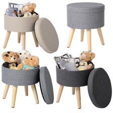 Storage ottoman footstool - storage,